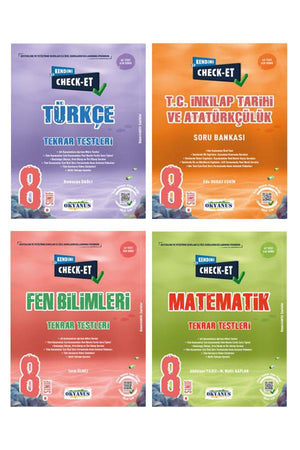 8th Grade Self-Check Turkish Mathematics Science Revolution Retests Sb Set Kitapg Ocean - Swordslife
