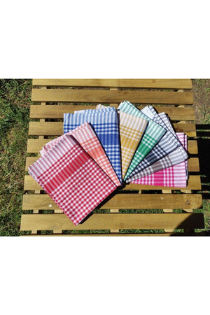 8 Different Colored Cotton Square German Napkin
