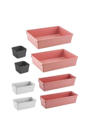 8 Pieces Plastic Deep Drawer Modular