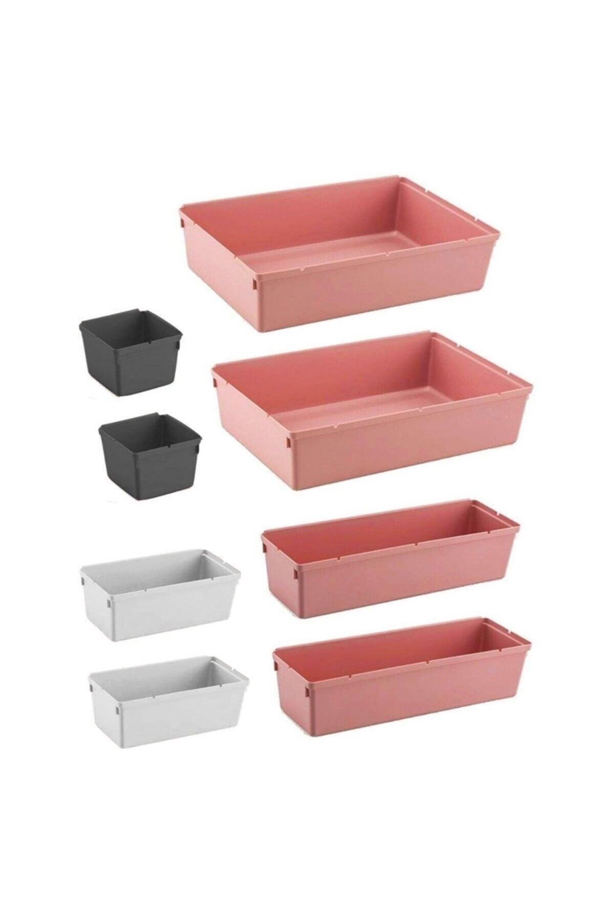 8 Pieces Plastic Deep Drawer Modular
