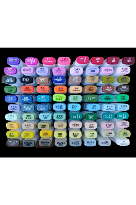 80 Colors Double Sided Marker Bag Set +