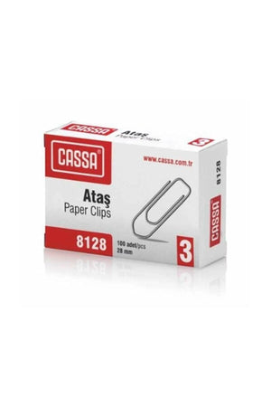 8128 28mm Paper Clips Pack of 100