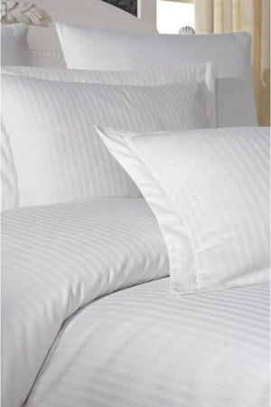 82 Wire 100% Organic Cotton Satin Striped Duvet Cover (Duvet Cover) Hotel Type - Swordslife