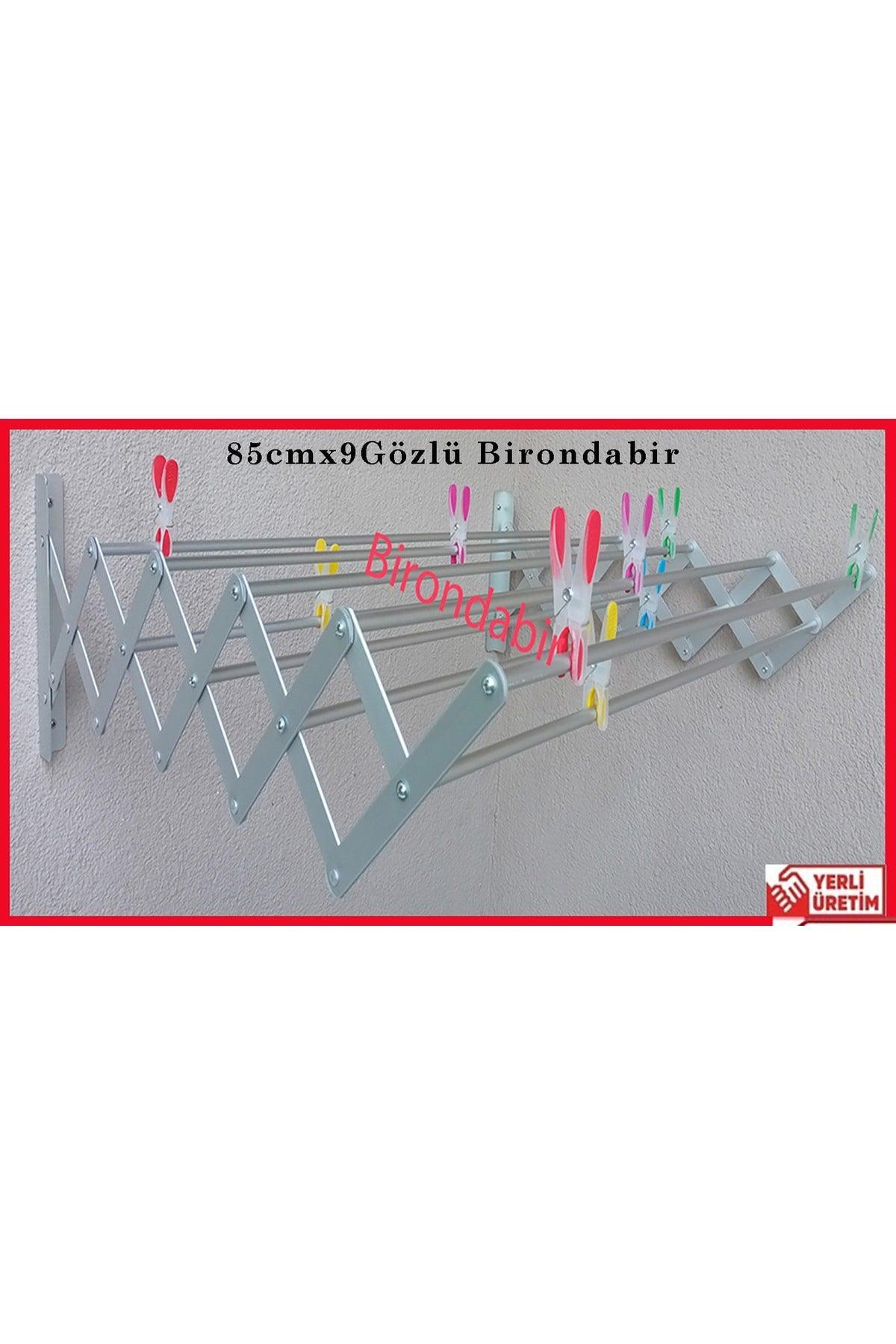 85cmx9-eyed Accordion Type Laundry Dryer Hanger Aluminum Absolutely Stainless - Swordslife