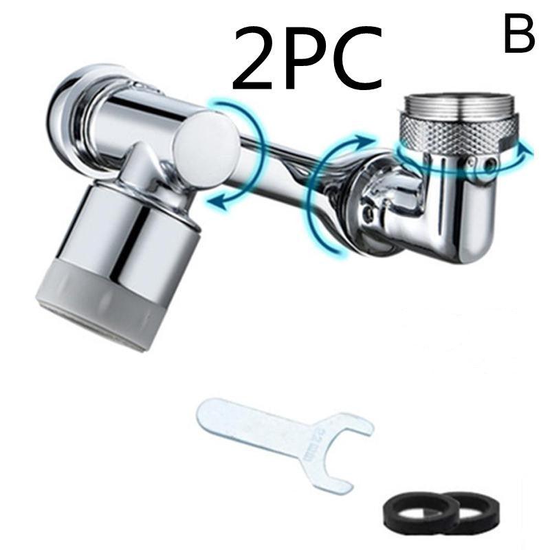 Universal 1080 Swivel Faucet Aerator Multifunction Faucet Extender Universal Swivel Splash Resistant Shower - Swordslife