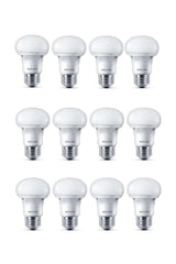 8w E27 Led Bulb White 6500k (12 Pcs)