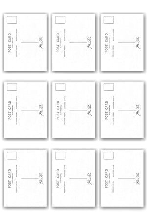 Set of 9 Glittery Christmas Postcards New Year 9