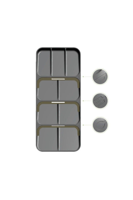 9 Compartments In-Drawer Cutlery Organizer