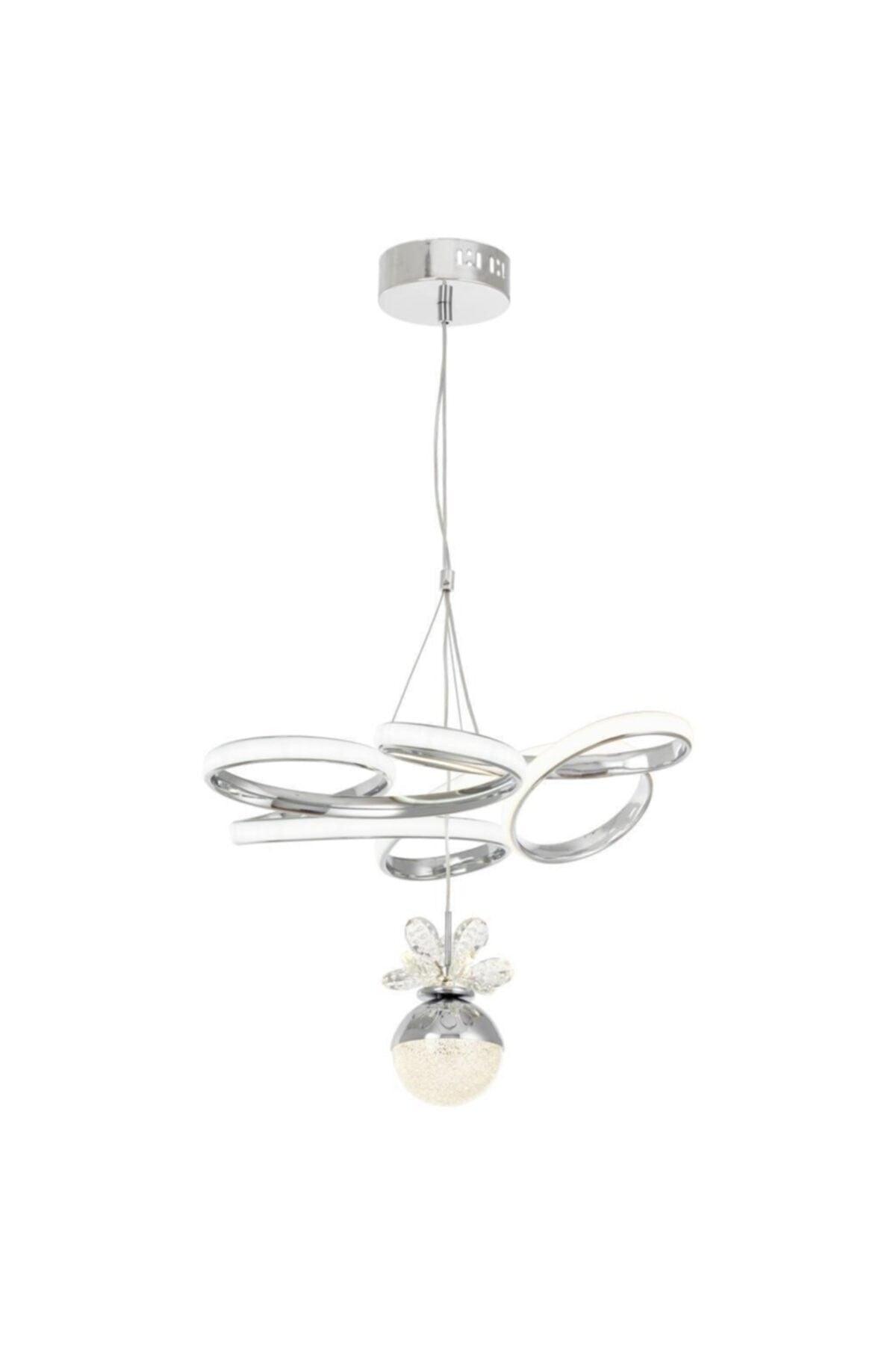 9278-40 Led Chrome Chandelier