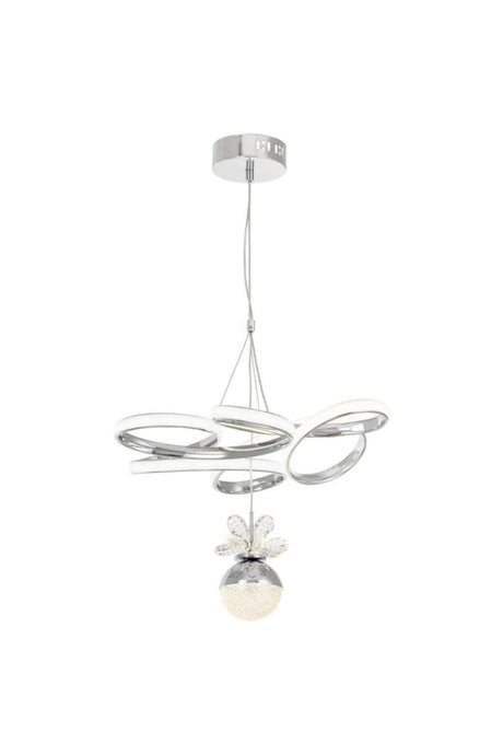 9278-40 Led Chrome Chandelier