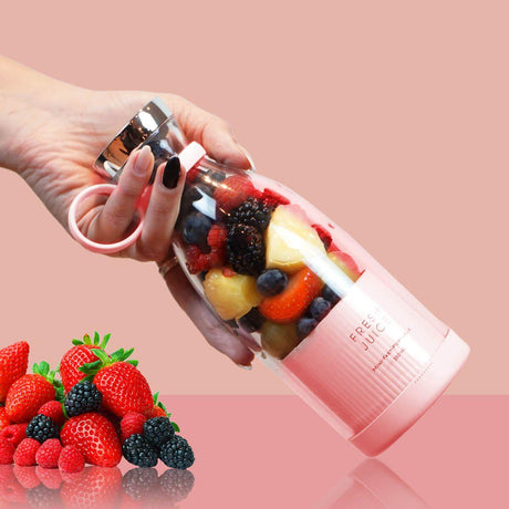 Portable Electric Blender Bottle Milkshake Juicer Wireless USB Charging Mini Fresh Juice Mixer Smoothie Blender - Swordslife