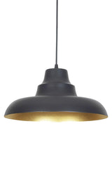 Kyiv Modern Design Black Inside Gold Color Metal Cafe - Kitchen Single Chandelier - Swordslife