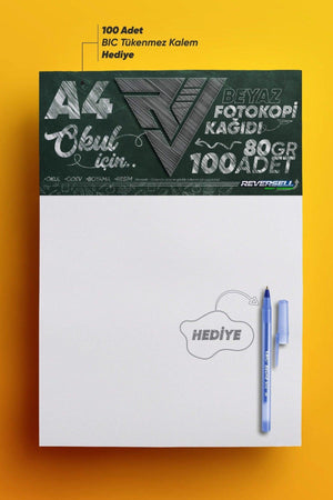 A4 100 Pcs 80gr Copy Paper - School Special