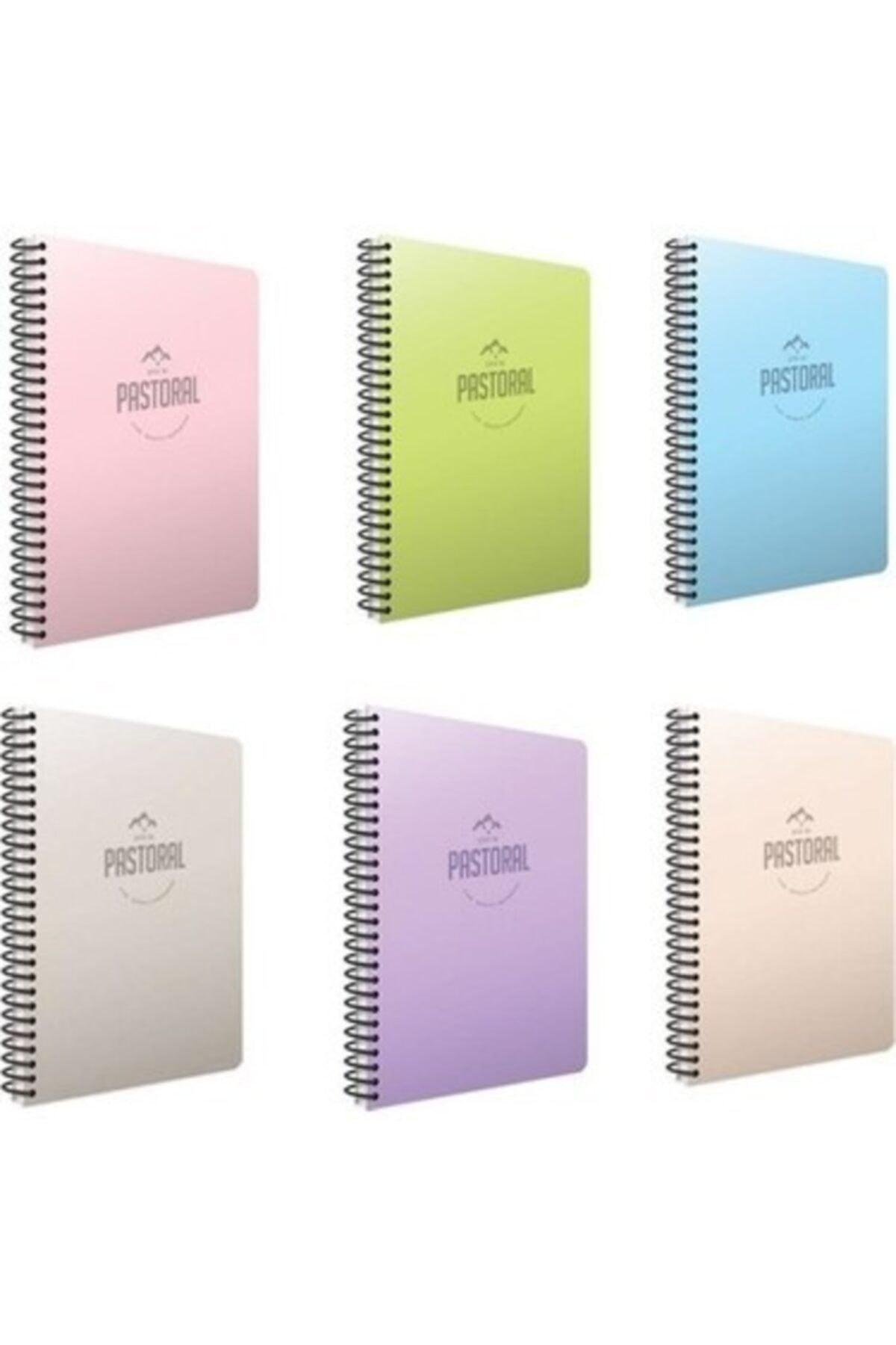 A4 160 Yp Spiral Lined Plastic Cover Notebook