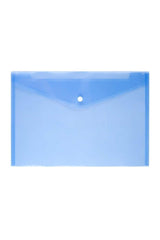 A4 Color Transparent Snap Snap Envelope File 5 pcs