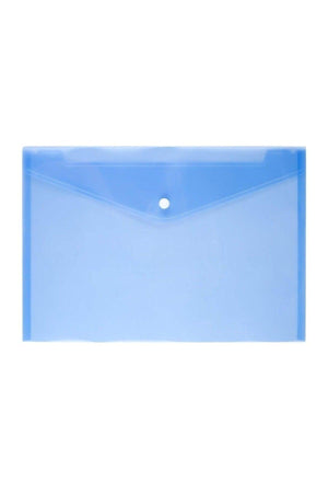 A4 Color Transparent Snap Snap Envelope File 5 pcs