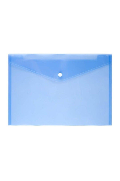 A4 Color Transparent Snap Snap Envelope File 5 pcs