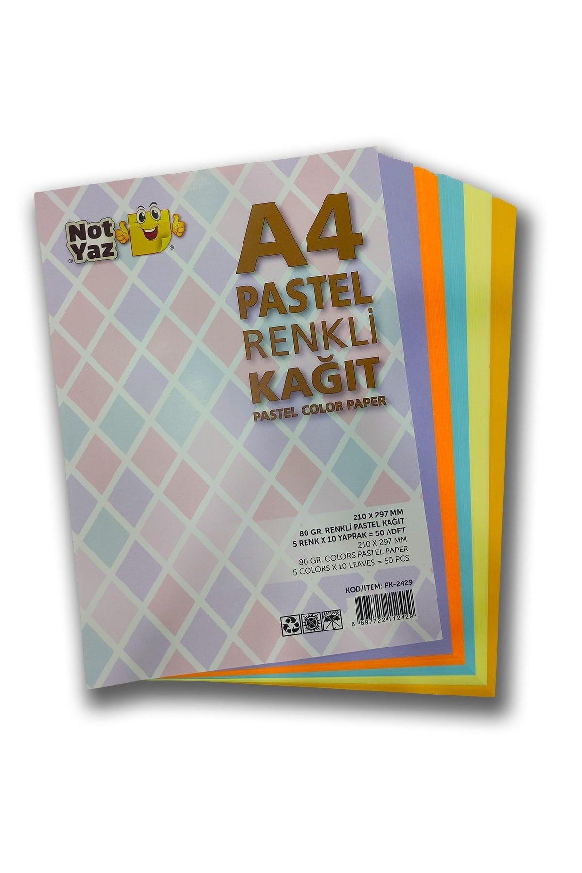 A4 Pastel Color Copy Paper 5 Color 50