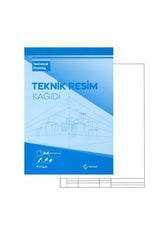 A4 Technical Drawing Notebook Upright 40 Sheets Letterhead