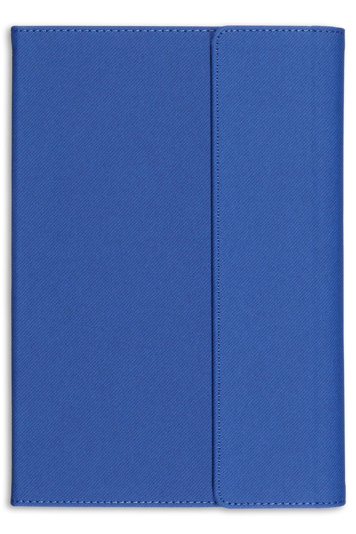 A5 15x22 Magnetic Cover Notebook Lined Blue