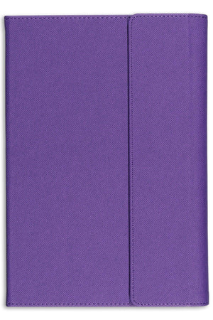 A5 15x22 Magnetic Cover Notebook Lined Purple