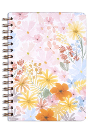 A5 Timeless Planner Organizer Pink Flowers