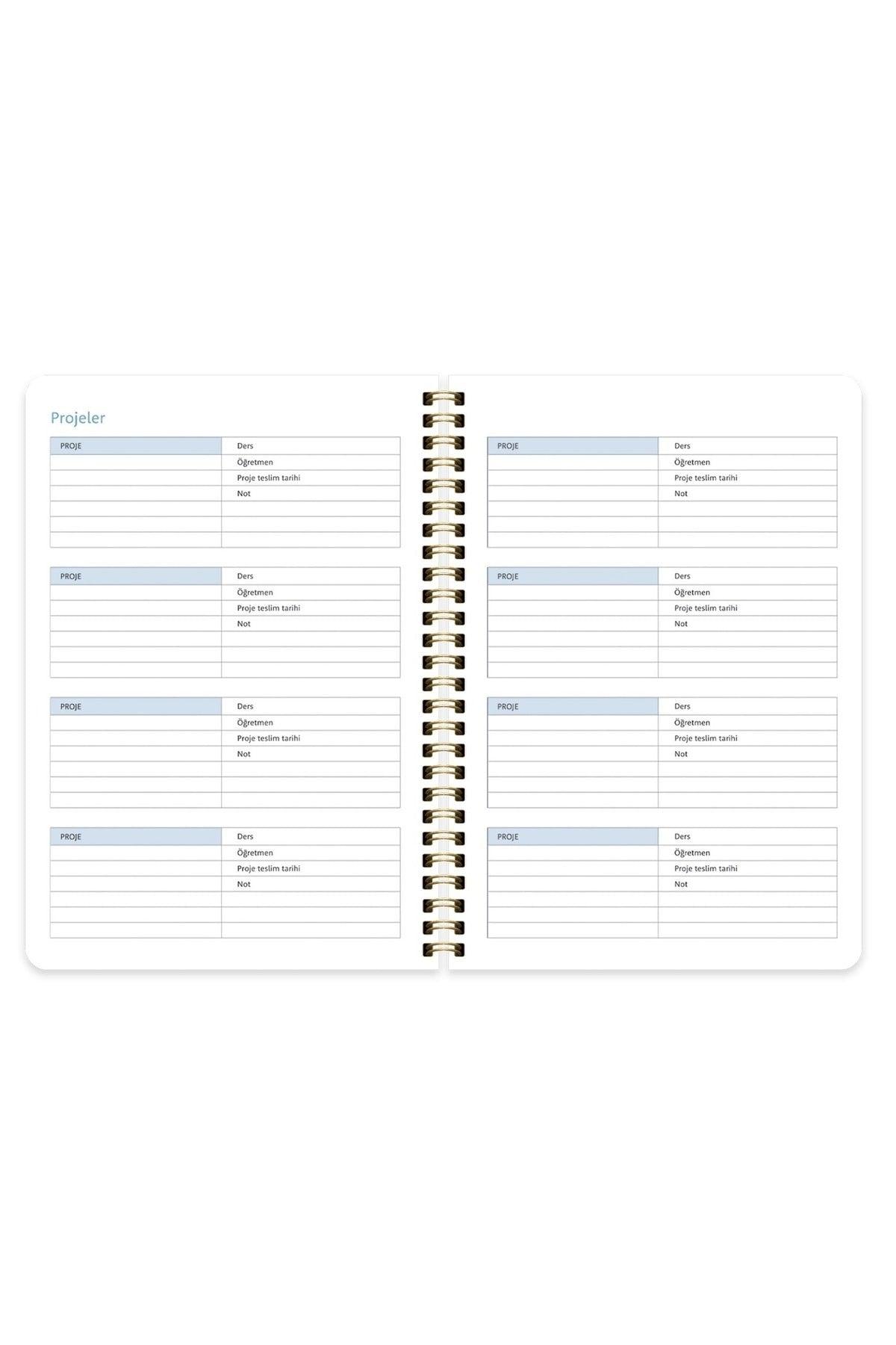 A5 Spiral Academic Agenda - Daisy