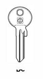 Cylinder key common - SILCA: AB1RX (Errebi: AU5SL) - Swordslife