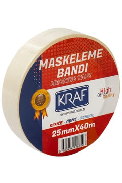 25mm x 40m masking tape roll for packaging and crafts