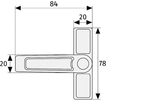 ABUS / Window lock / 2510 / brown / GL AL0125 - Swordslife