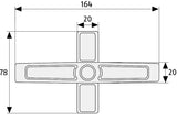 ABUS / Window lock / 2520 / white / GL AL0089 - Swordslife