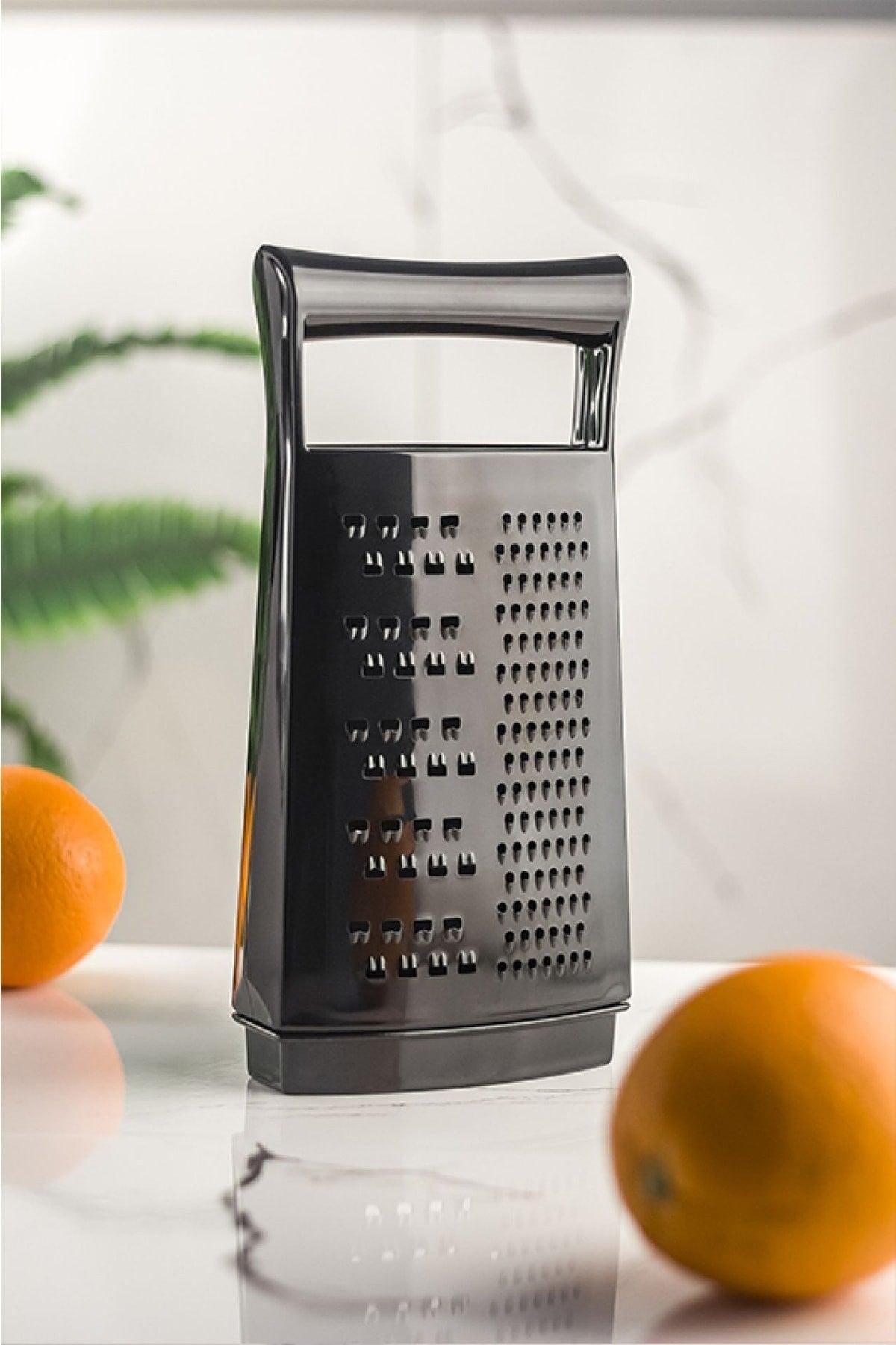 Acrylic Black Hand Cut Grater With Hopper - Swordslife