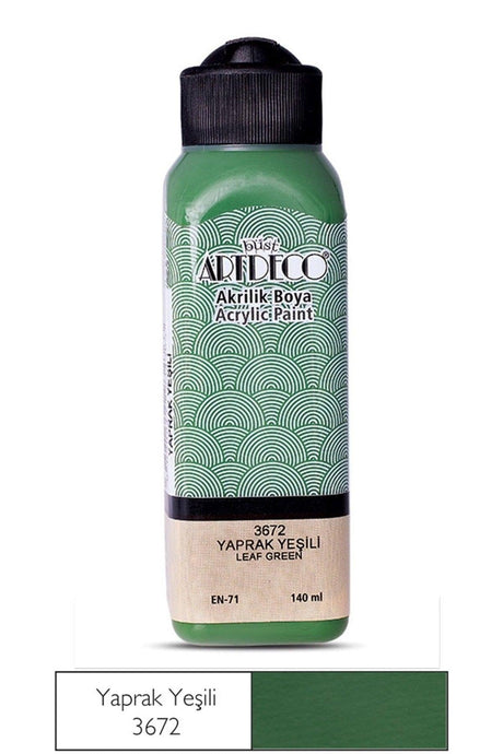 Acrylic Paint 140 Ml. 3672 Leaf Green