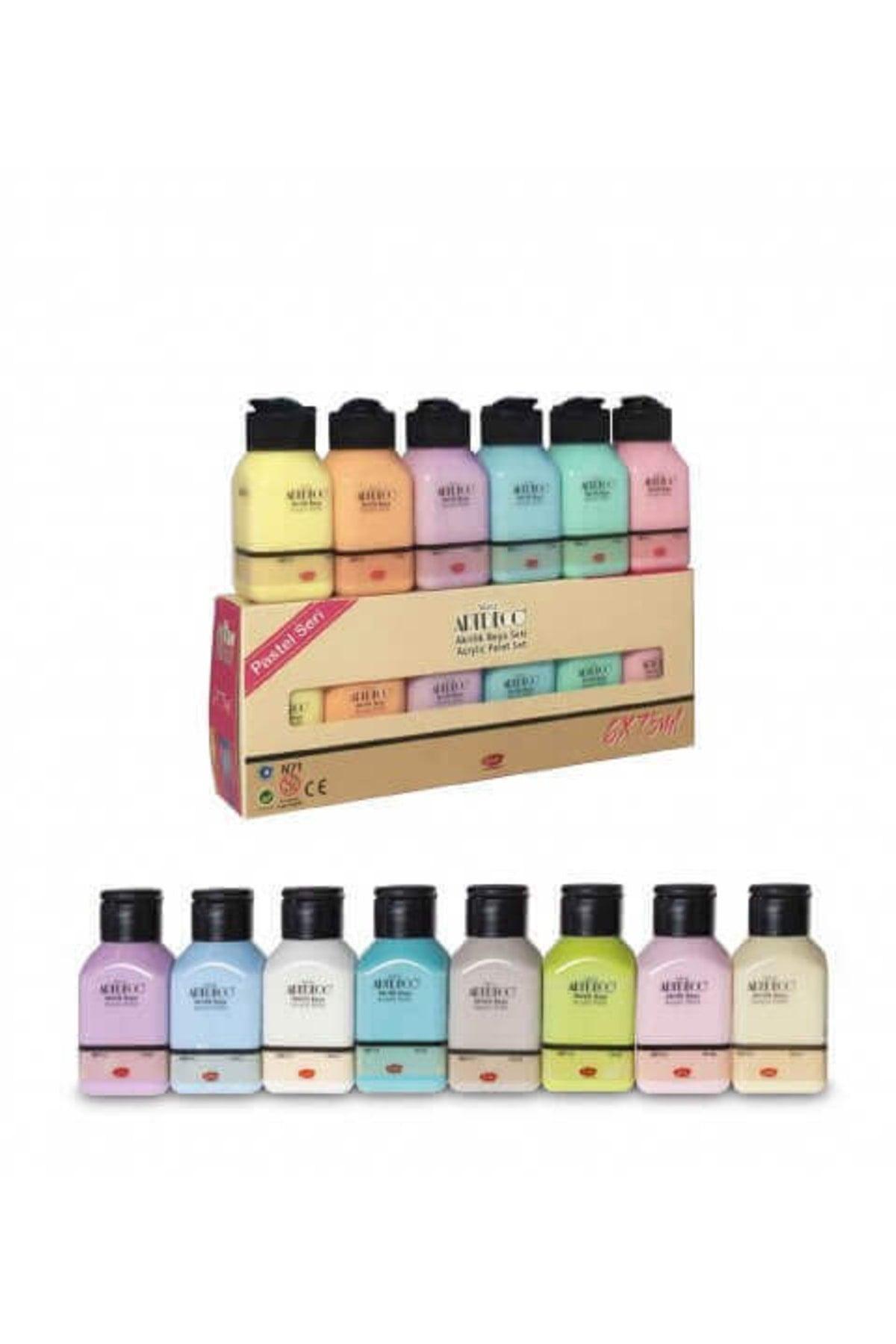 Acrylic Paint 14x75ml Pastel Colors (smoky