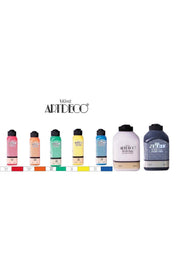 Acrylic Paint 5 Vivid Colors 140ml White 500 ml