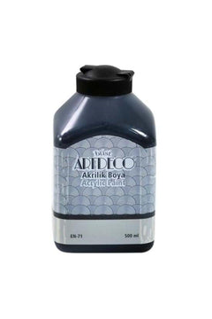Black acrylic paint, 500ml bottle