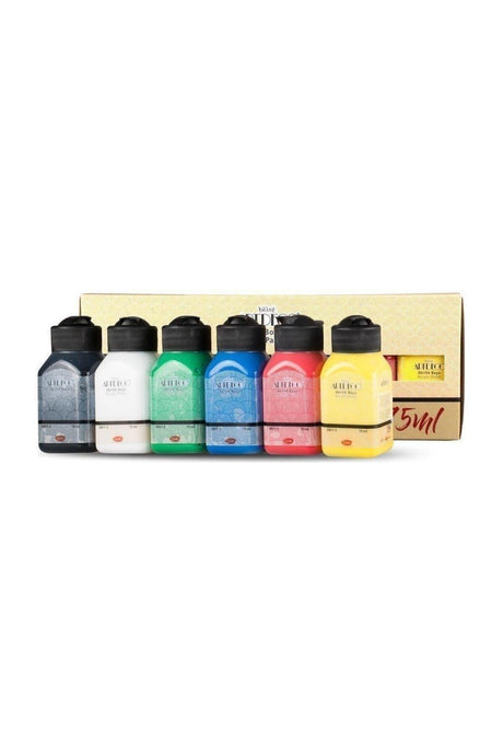 Acrylic Paint Set 6x75 Ml Vivid Colors