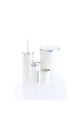 Acrylic White Matt 4 Piece Bathroom Set