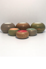 Adea + Luan Collection Six Candle Holders Set Wooden Decorative Scented - Swordslife