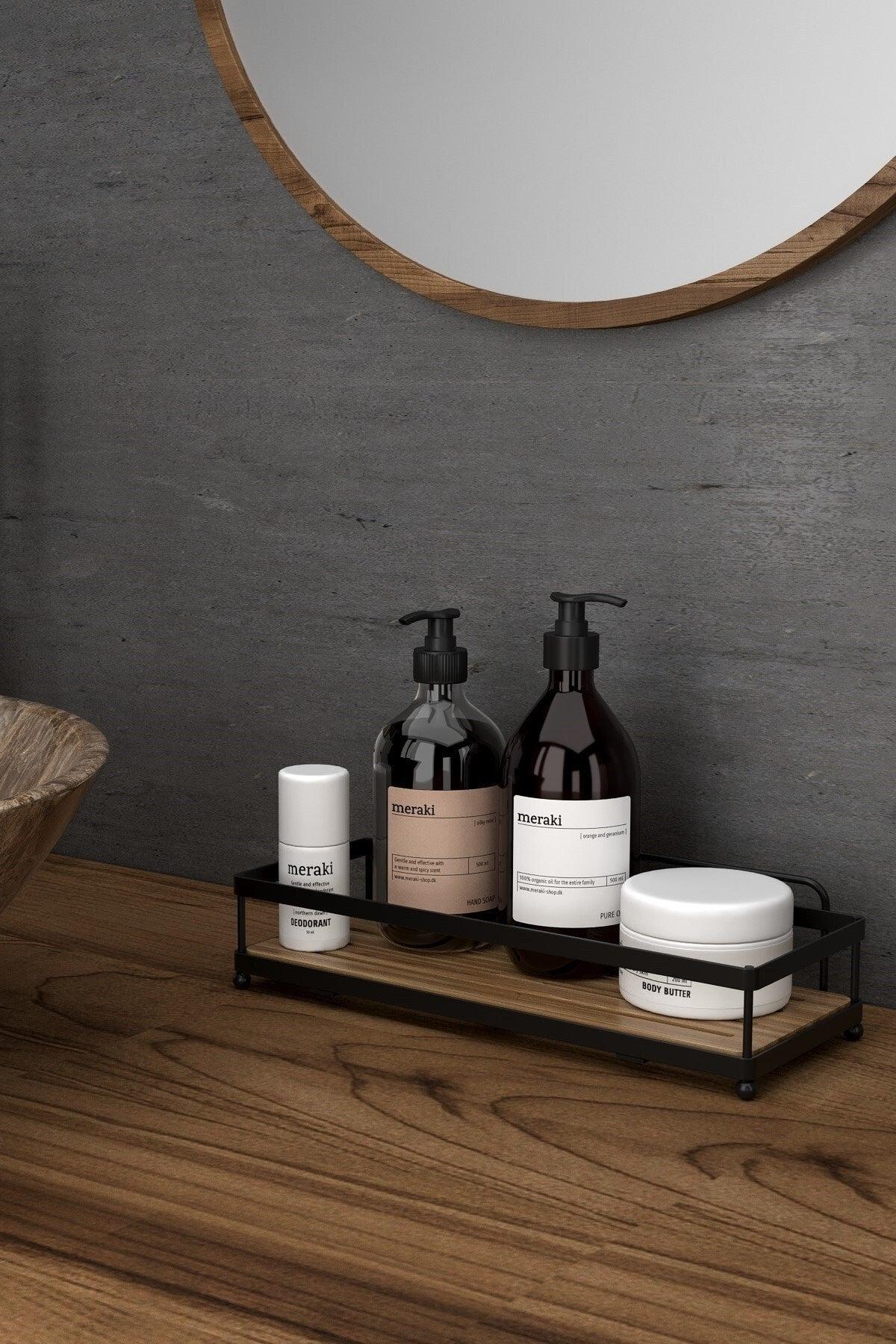 Adhesive Hook Bathroom&Kitchen Shelf Matt Black St180h - Swordslife