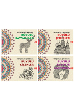 Adult Coloring Book Set (4 Books) - Swordslife