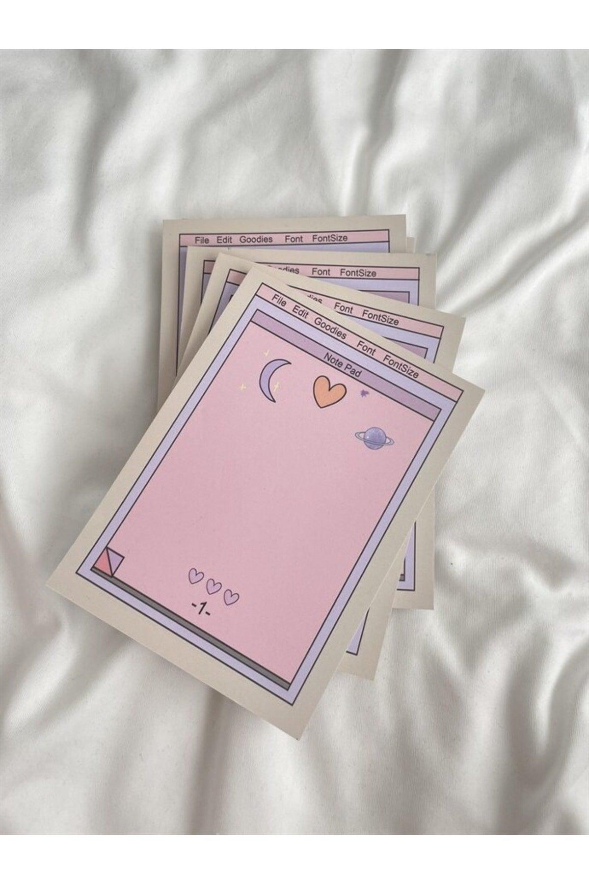 Aesthetic Digital Note Pad To Do List