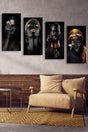 African Women 4-Piece Mdf Painting - Swordslife