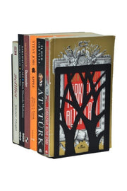 Tree Patterned Metal Book Support - Book Holder - Home And Office Decorative Accessory( Set of 2) Black - Swordslife