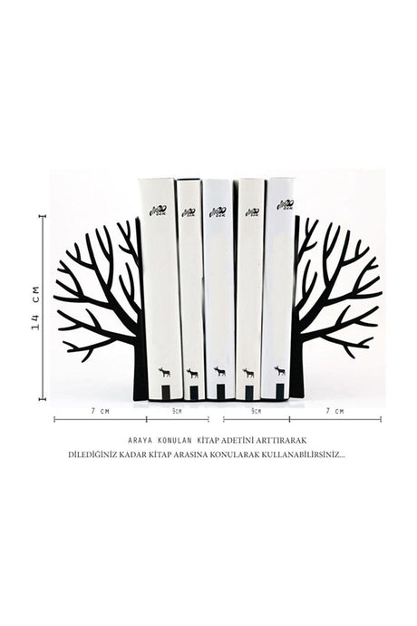 Decorative Metal Book Holder with Tree Figure, Book Support - Swordslife