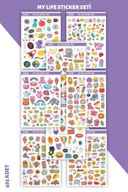 Agenda Sticker Set 485 Pieces Notebooks