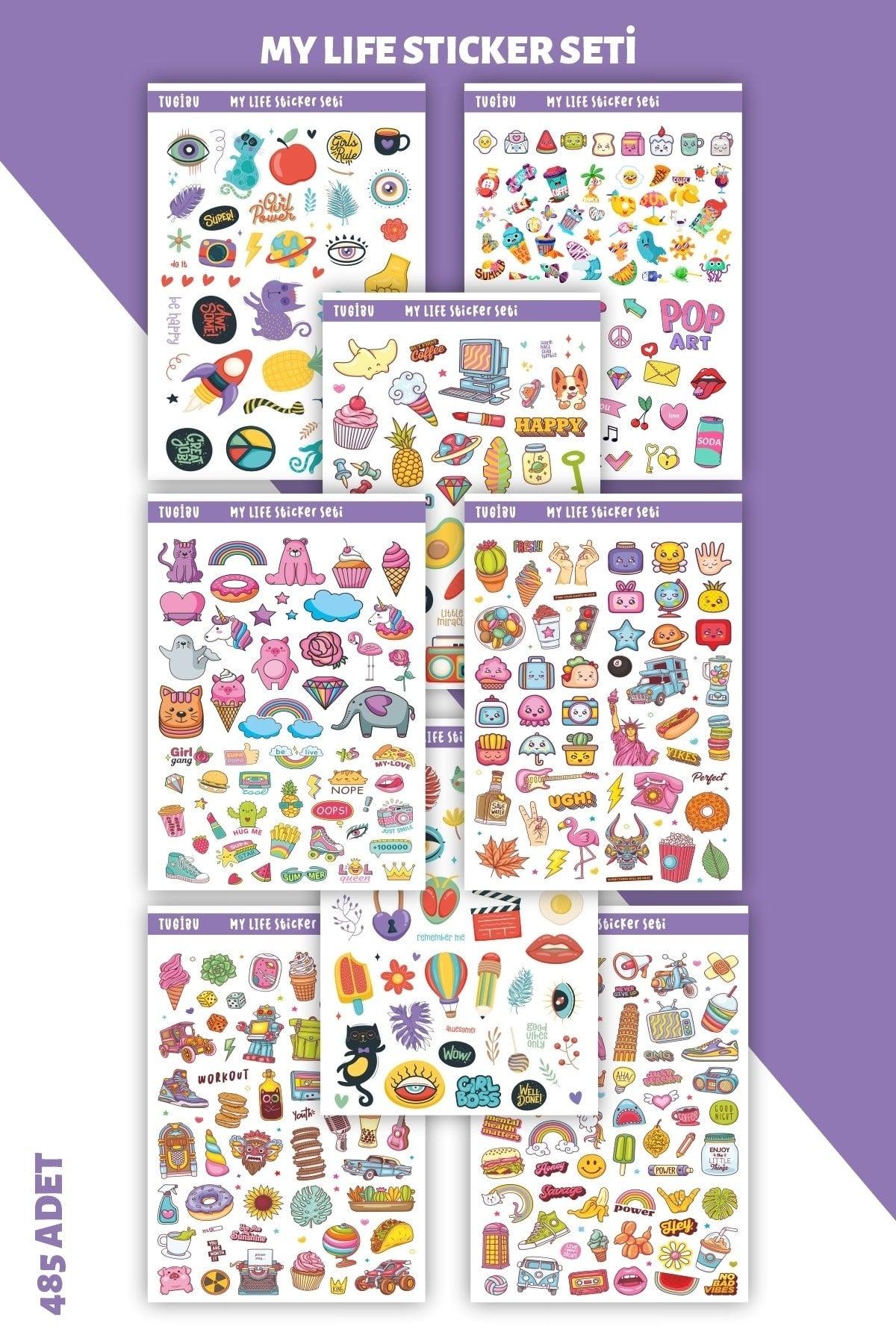 Agenda Sticker Set 485 Pieces Notebooks