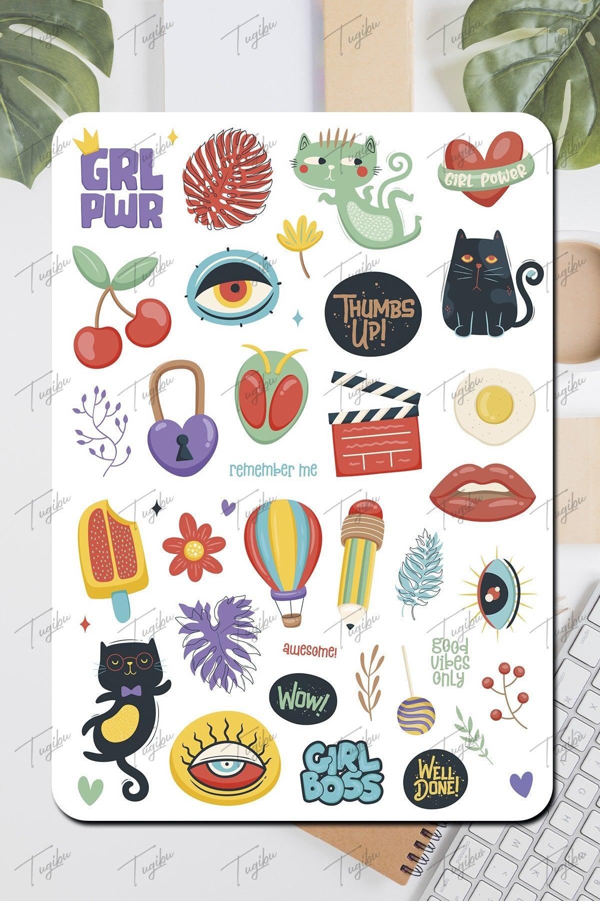 Agenda Sticker Set 485 Pieces Notebooks