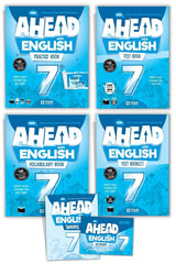 Ahead With English 7 (Set of 4)*2022 Practice Book, Test Book, Test Booklet, Vocabulary Book - Swordslife