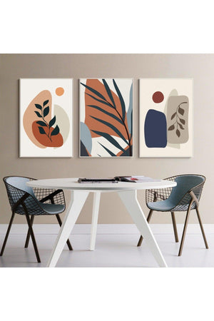Wooden 3 Framed Abstract Painting - Swordslife
